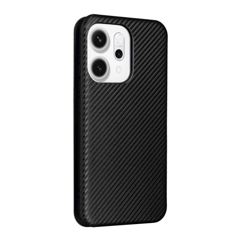 Flip Case Für Oppo Reno 14 5g Carbonfaser