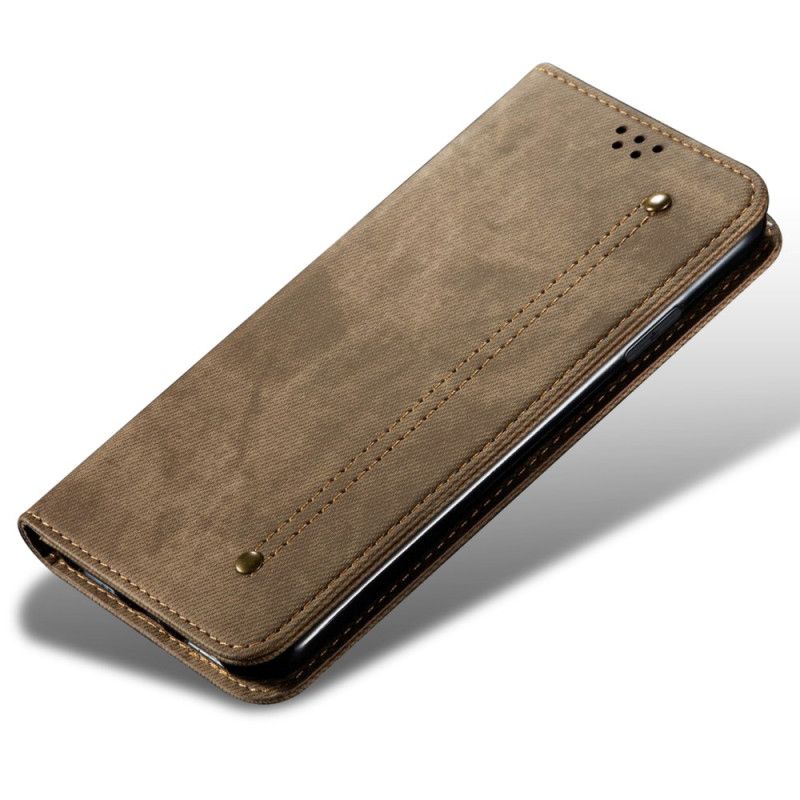 Flip Case Für Oppo Reno 14 5g Denim-stoff