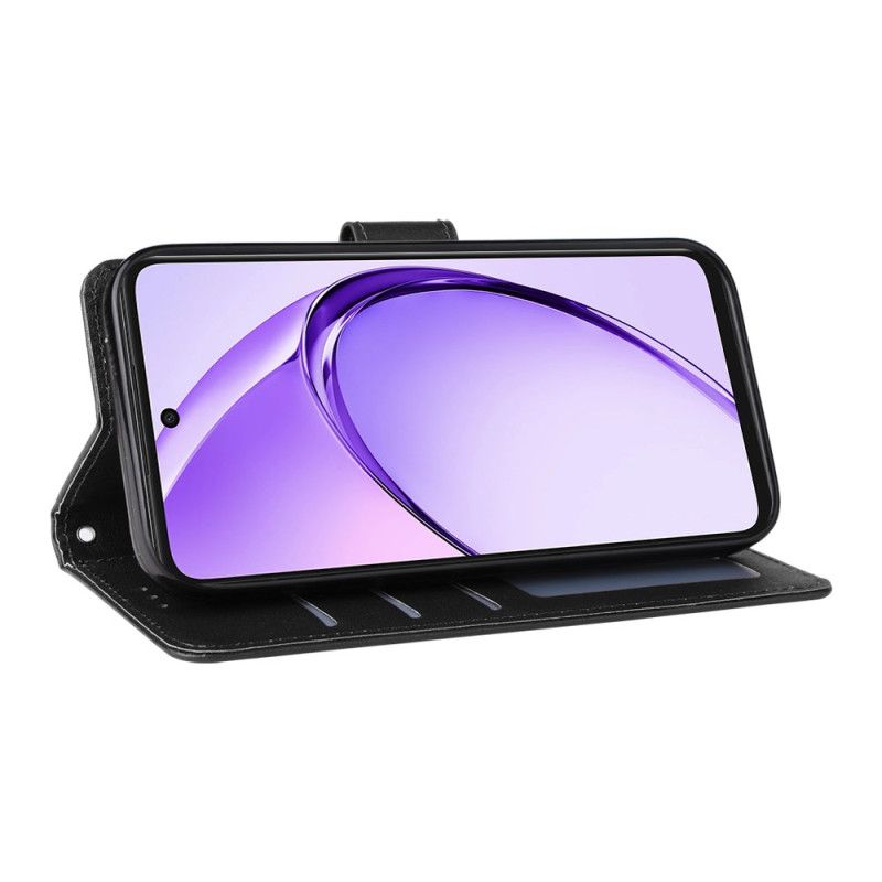 Lederhüllen Für Oppo Reno 14 5g Glattlederoptik Mit Riemen