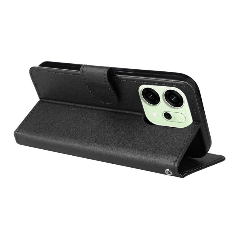 Lederhüllen Für Oppo Reno 14 5g Glattlederoptik Mit Riemen