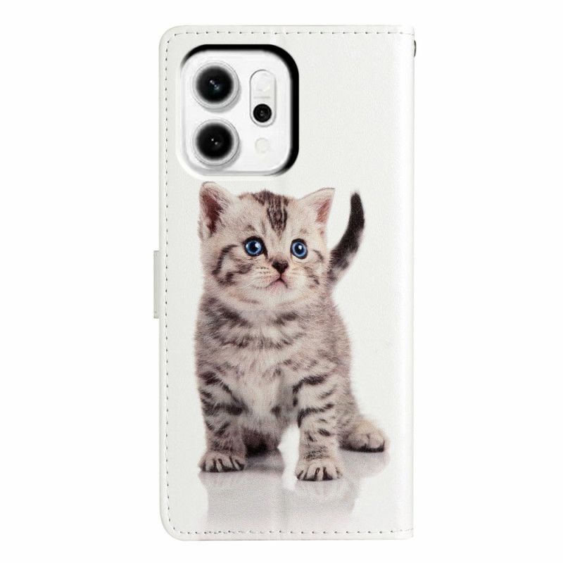 Lederhüllen Für Oppo Reno 14 5g Niedliche Katze