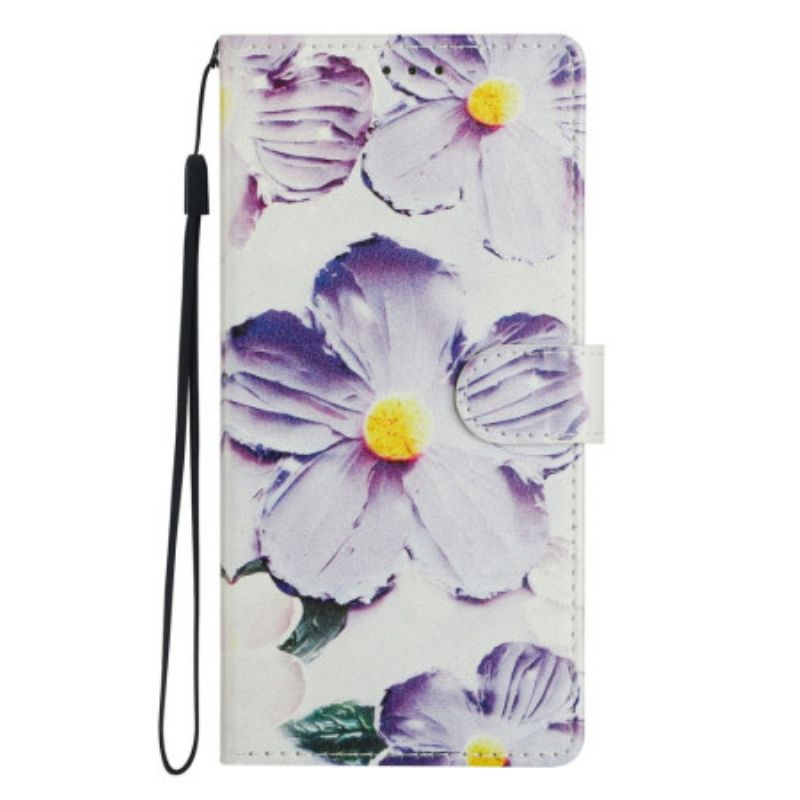 Lederhüllen Für Oppo Reno 14 5g Vintage-blumen