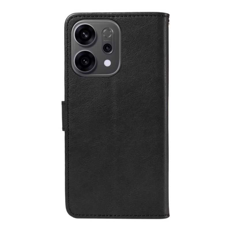 Lederhüllen Oppo Reno 14 5g Einfarbiger Riemen