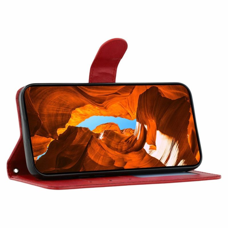 Lederhüllen Oppo Reno 14 5g Lederoptik Mit Riemen