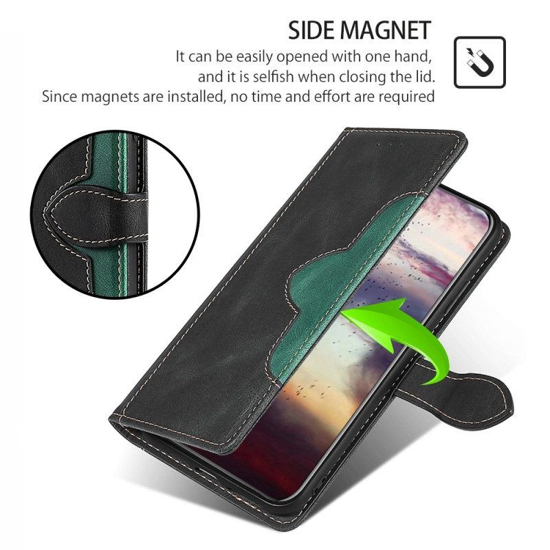 Flip Case Für Xiaomi 13 Pro Kunstleder Bicolor Stylisch