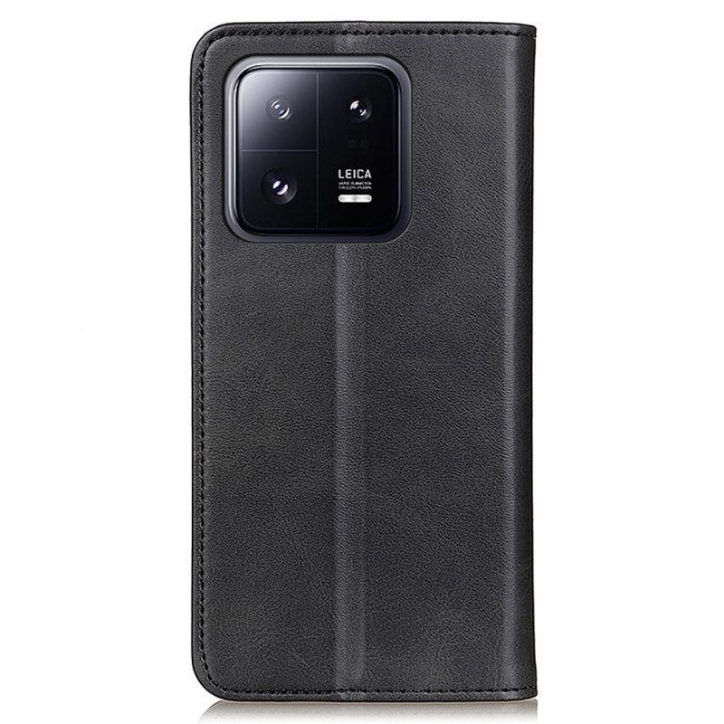 Schutzhülle Für Xiaomi 13 Pro Flip Case Spaltleder