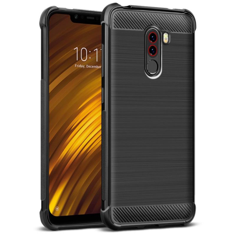 Hülle Xiaomi Pocophone F1 Imak Gebürstete Kohlefaser