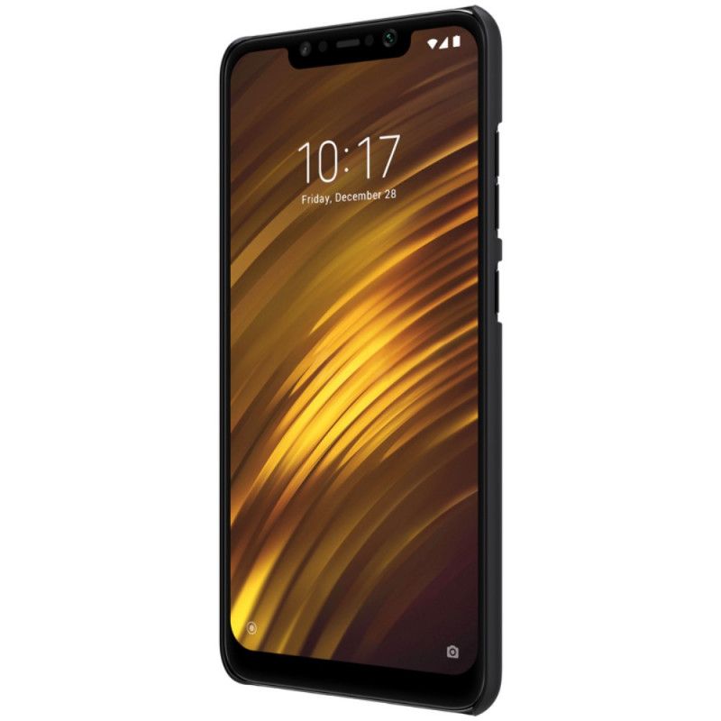 Hülle Xiaomi Pocophone F1 Schwarz Starrer Gefrosteter Nillkin