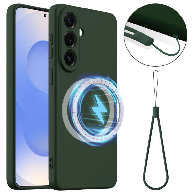 Hülle Für Samsung Galaxy S26 Magnetische Geldbörse Aus Flüssigsilikon