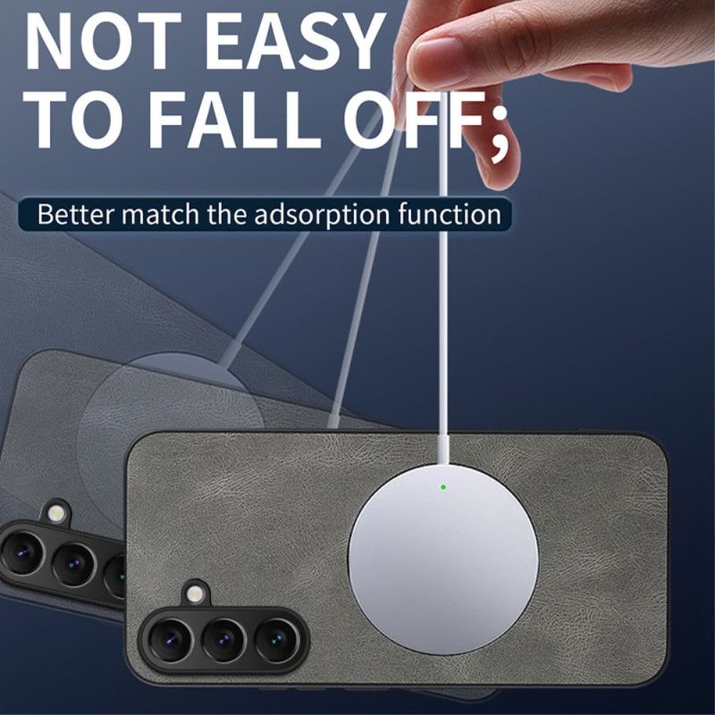 Hülle Für Samsung Galaxy S26 Magnetische Nappa-textur