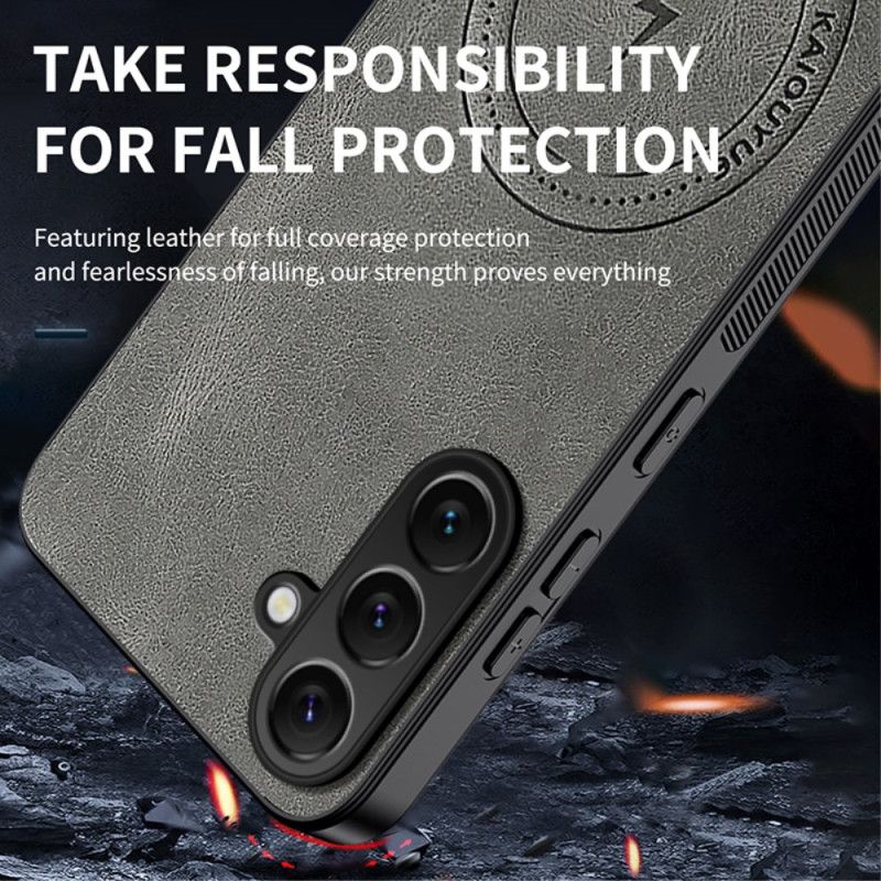 Hülle Für Samsung Galaxy S26 Magnetische Nappa-textur