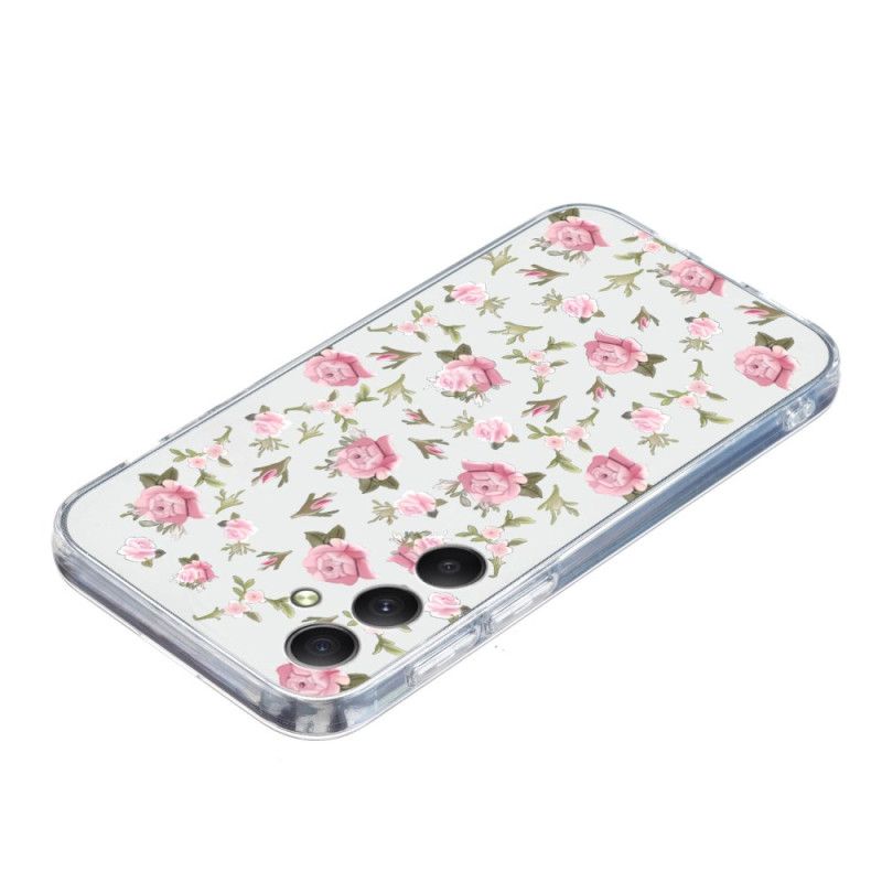 Hülle Samsung Galaxy S26 Handyhülle Rosa Blumenmuster