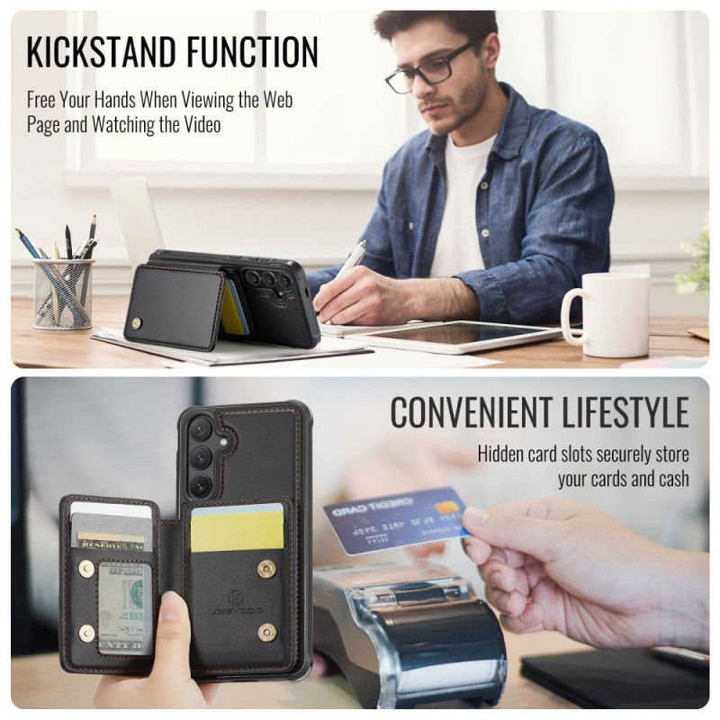Hülle Samsung Galaxy S26 Jeehood Magnetischer Kartenhalter