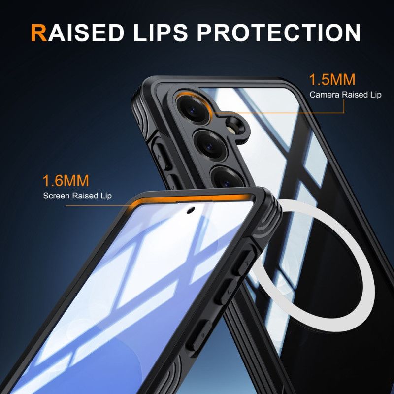 Hülle Samsung Galaxy S26 Magnetisch Mit Schutzfolie Aus Gehärtetem Glas