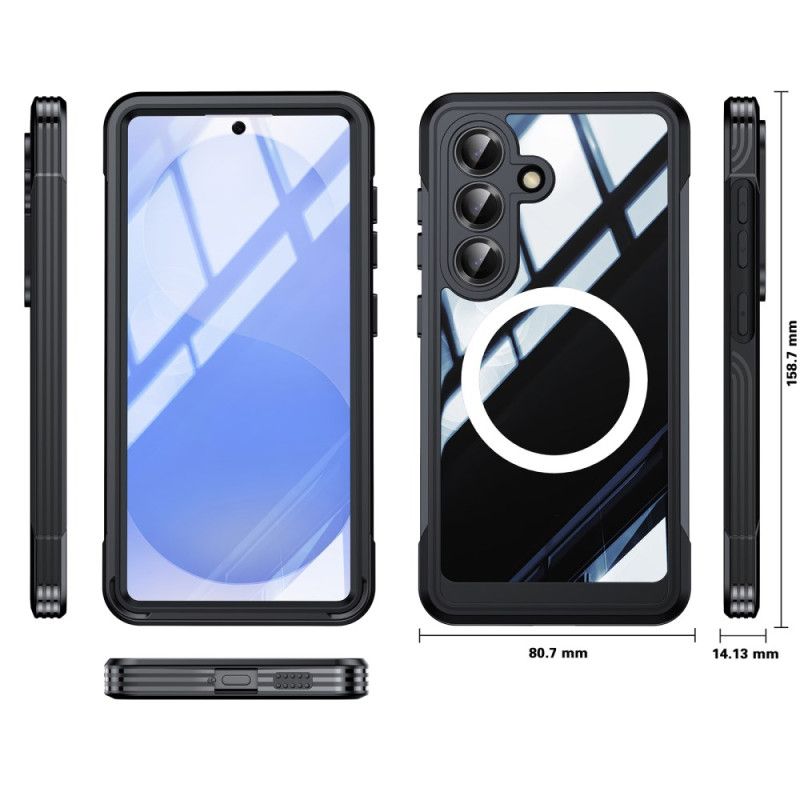 Hülle Samsung Galaxy S26 Magnetisch Mit Schutzfolie Aus Gehärtetem Glas