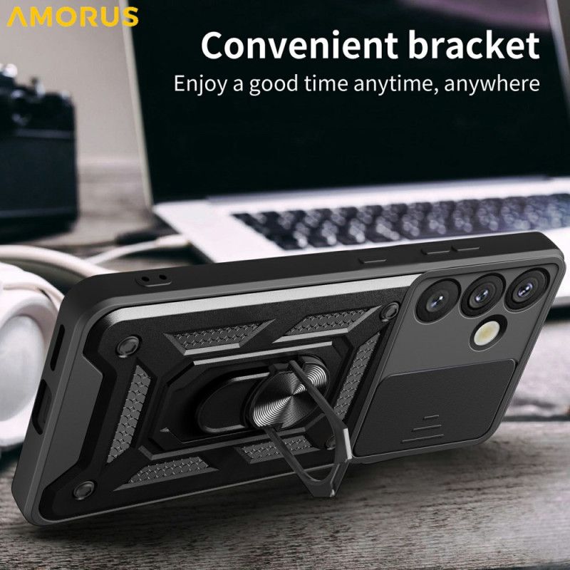 Hülle Samsung Galaxy S26 Schiebeabdeckung Für Die Kamera Und Integrierter Ständer