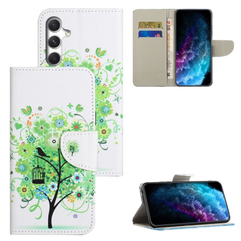 Lederhüllen Für Samsung Galaxy S26 Grüner Baum
