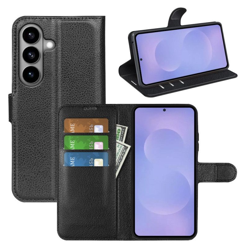 Lederhüllen Für Samsung Galaxy S26 Kunstleder Litschi