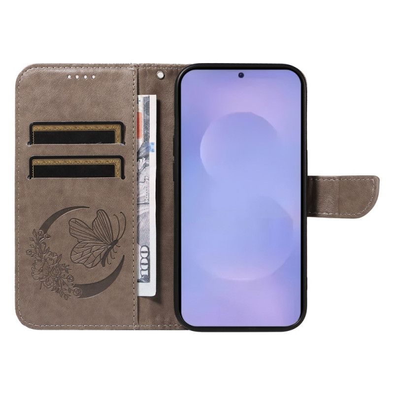 Lederhüllen Samsung Galaxy S26 Grafischer Schmetterling