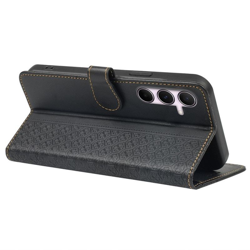 Lederhüllen Samsung Galaxy S26 Handyhülle Vierblättriges Kleeblatt