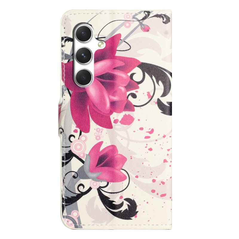 Lederhüllen Samsung Galaxy S26 Lotusmuster