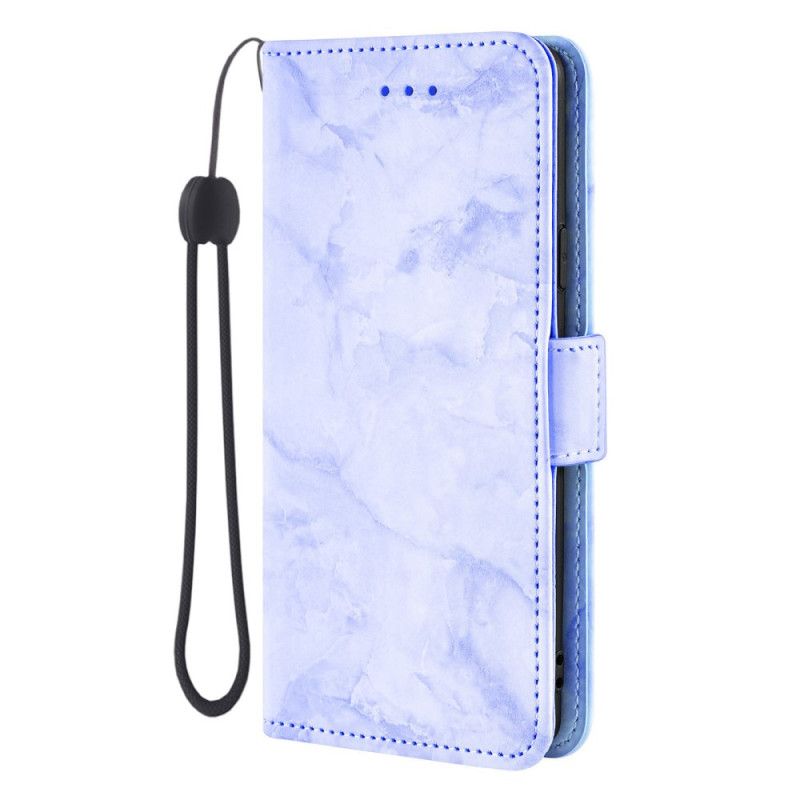 Lederhüllen Samsung Galaxy S26 Marmormuster Und Doppelverschluss