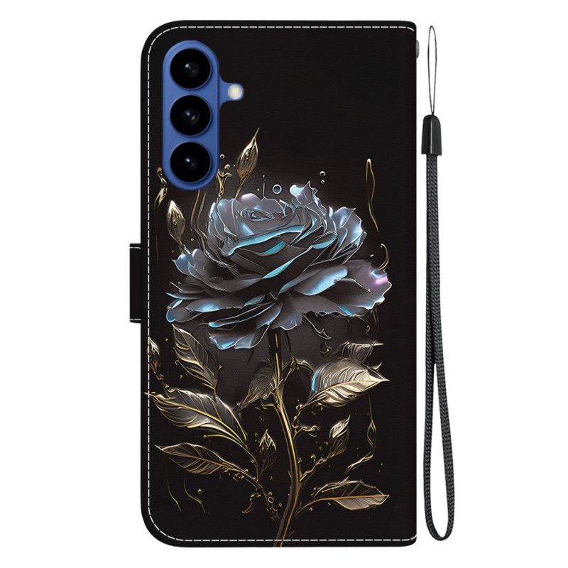 Lederhüllen Samsung Galaxy S26 Schwarze Rose
