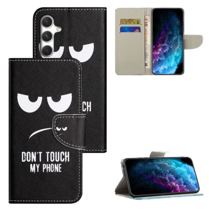 Lederhüllen Samsung Galaxy S26 „finger Weg Von Meinem Handy“-design