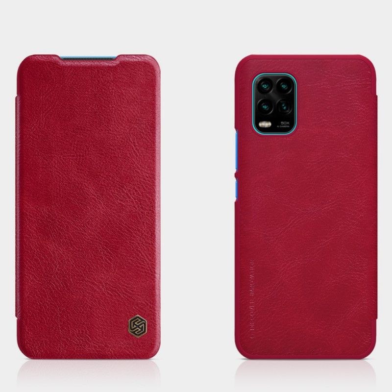 Flip Case Xiaomi Mi 10 Lite Rot Nillkin-Qin-Serie