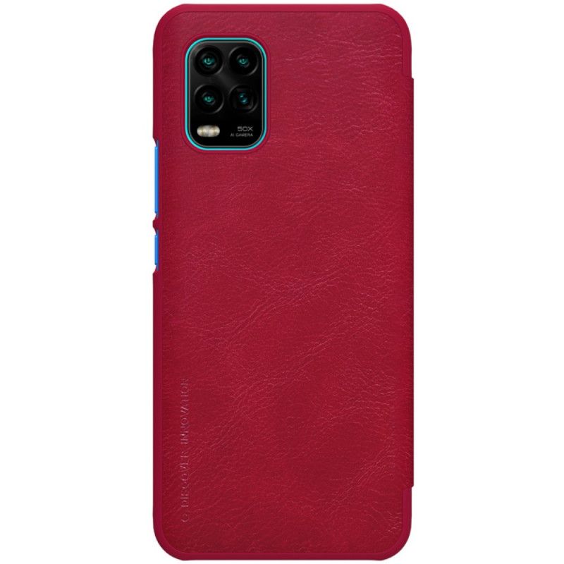 Flip Case Xiaomi Mi 10 Lite Rot Nillkin-Qin-Serie