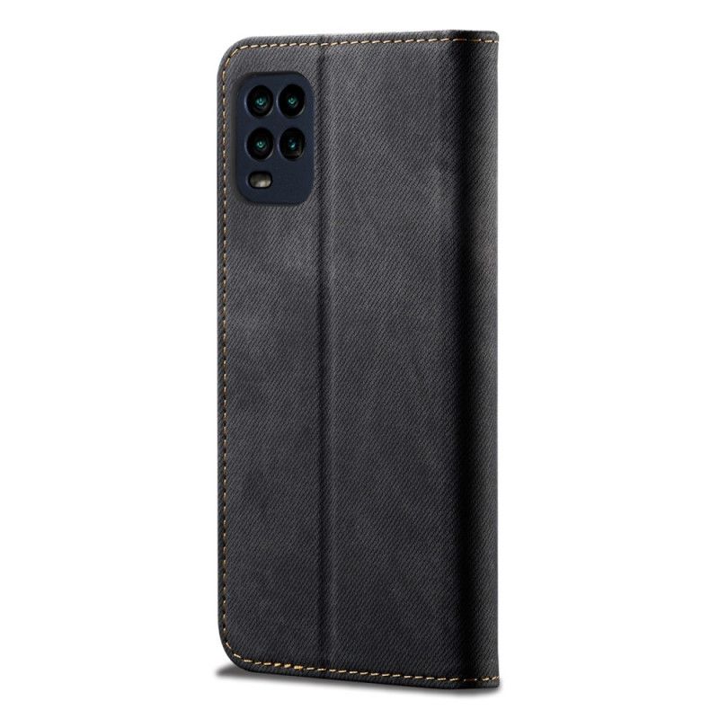 Flip Case Xiaomi Mi 10 Lite Schwarz Jeansstoff