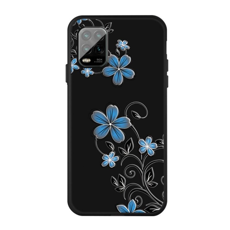 Hülle Für Xiaomi Mi 10 Lite Blaue Blüten