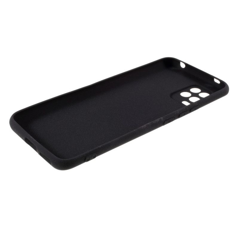 Hülle Für Xiaomi Mi 10 Lite Schwarz Starres Mattes Silikon