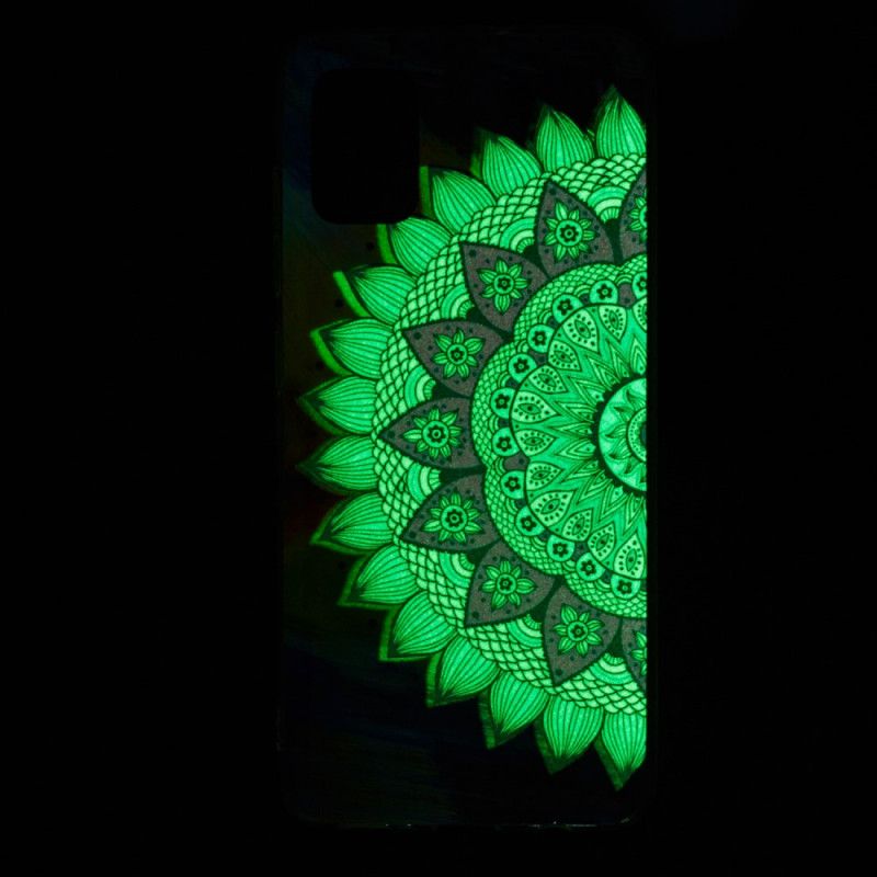 Hülle Xiaomi Mi 10 Lite Handyhülle Fluoreszierendes Farbiges Mandala