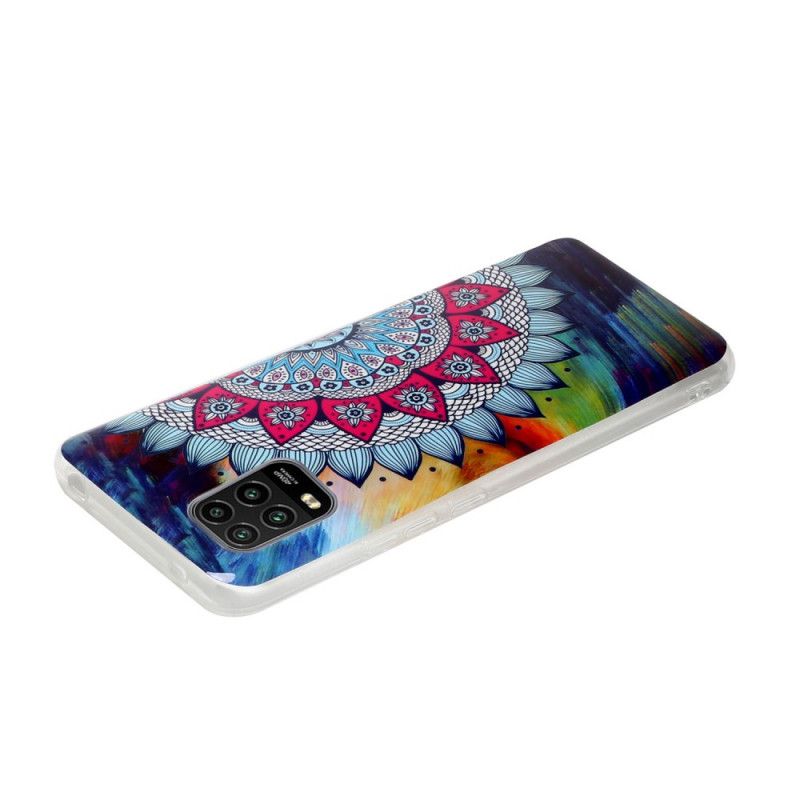 Hülle Xiaomi Mi 10 Lite Handyhülle Fluoreszierendes Farbiges Mandala