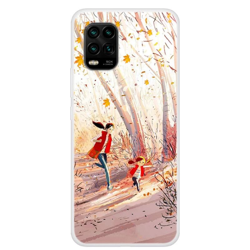 Hülle Xiaomi Mi 10 Lite Handyhülle Herbstlandschaft