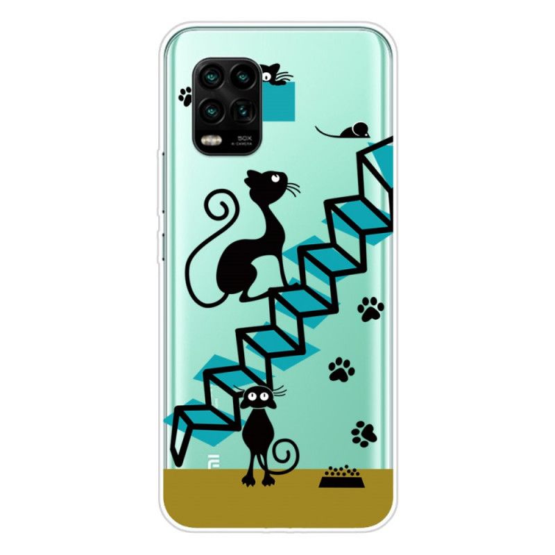 Hülle Xiaomi Mi 10 Lite Handyhülle Lustige Katzen
