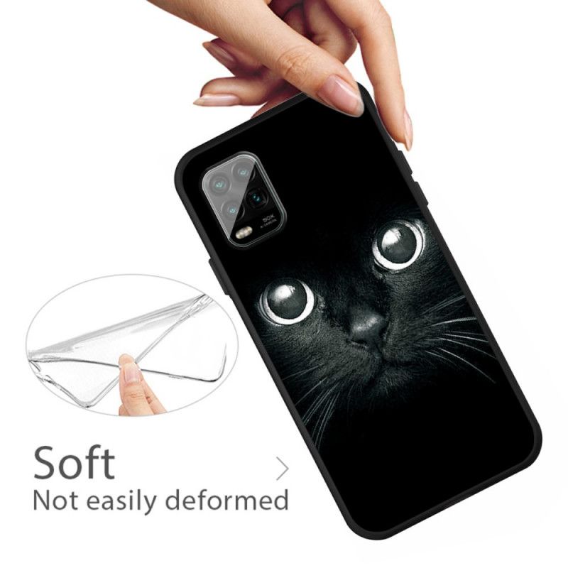Hülle Xiaomi Mi 10 Lite Katzenaugen