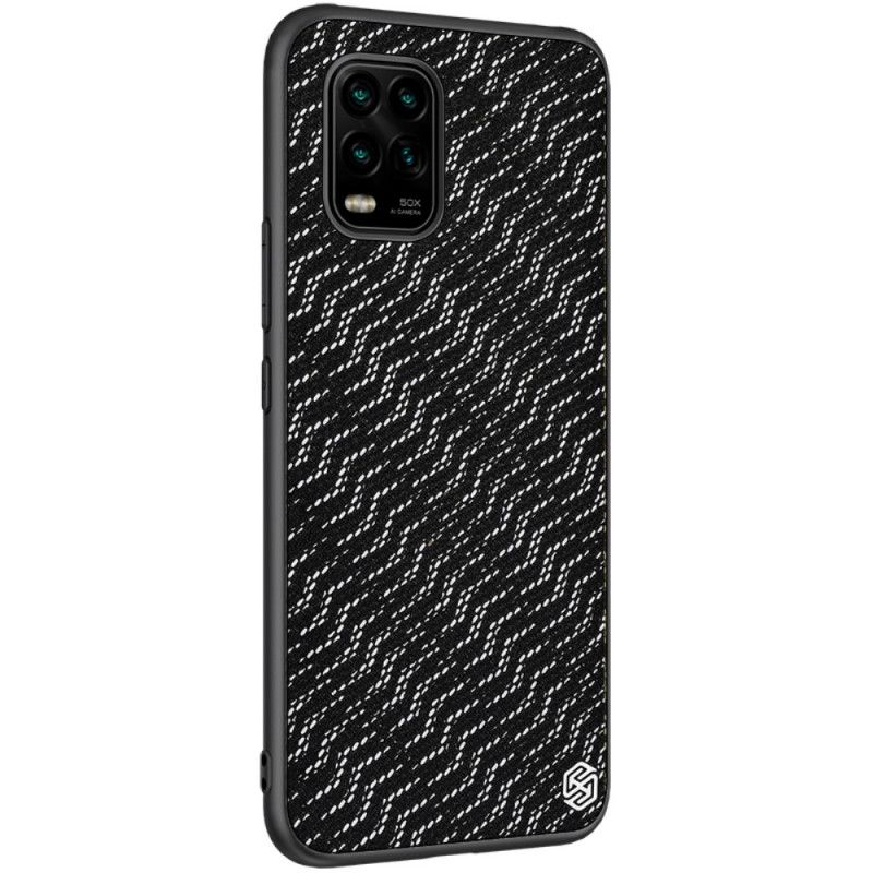 Hülle Xiaomi Mi 10 Lite Schwarz Schillernder Nillkin