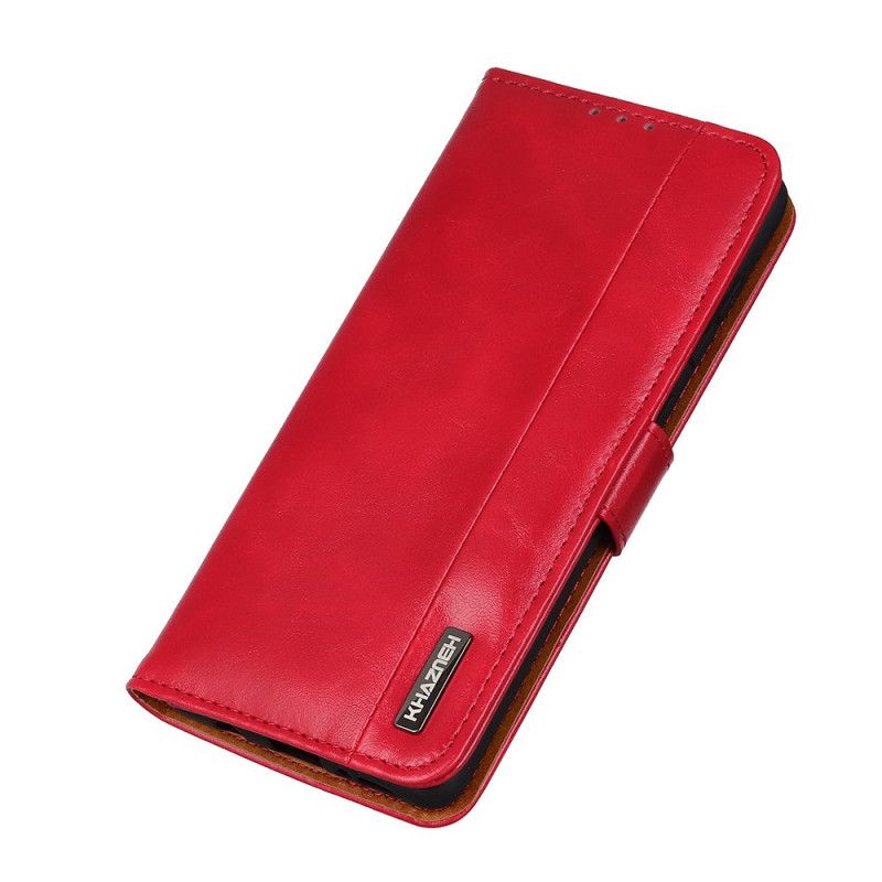 Lederhüllen Xiaomi Mi 10 Lite Rot Khazneh Eleganz Lederstil