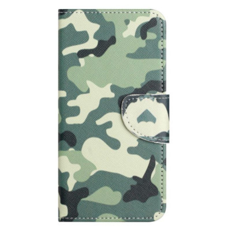 Flip Case Für iPhone 14 Plus Militärische Tarnung