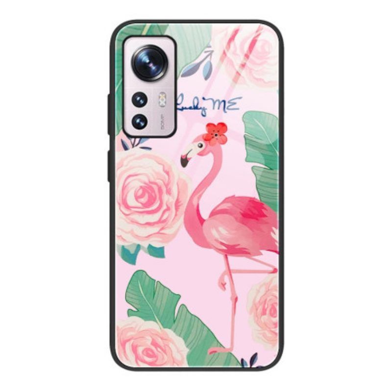 Handyhülle Für Xiaomi 12 / 12X Flamingo-hartglas