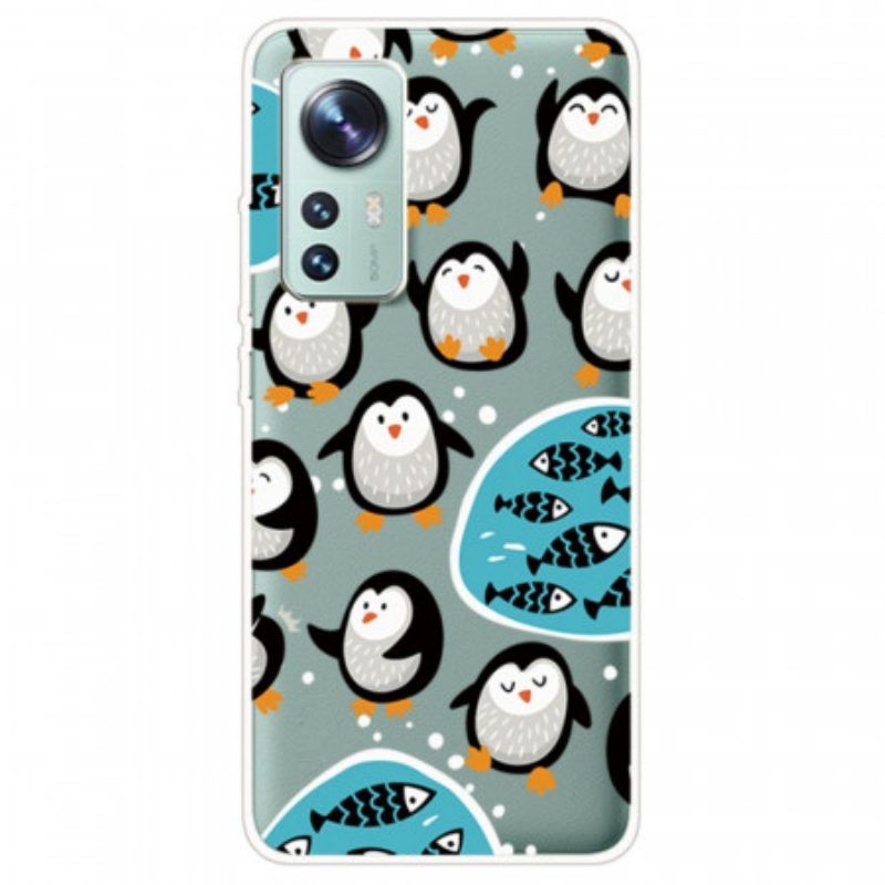 Handyhülle Für Xiaomi 12 / 12X Pinguine Und Fische
