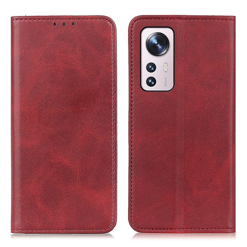 Schutzhülle Für Xiaomi 12 / 12X Flip Case Elegantes Spaltleder