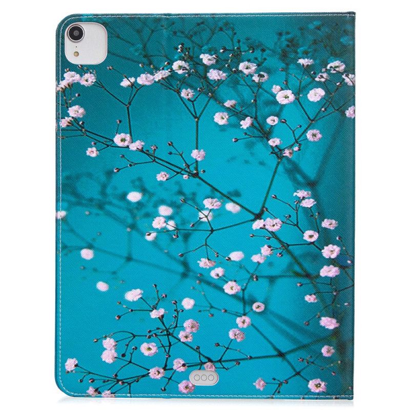 Lederhüllen iPad Pro 12.9" (2018) (2020) Sakura-Baum-Druckmuster