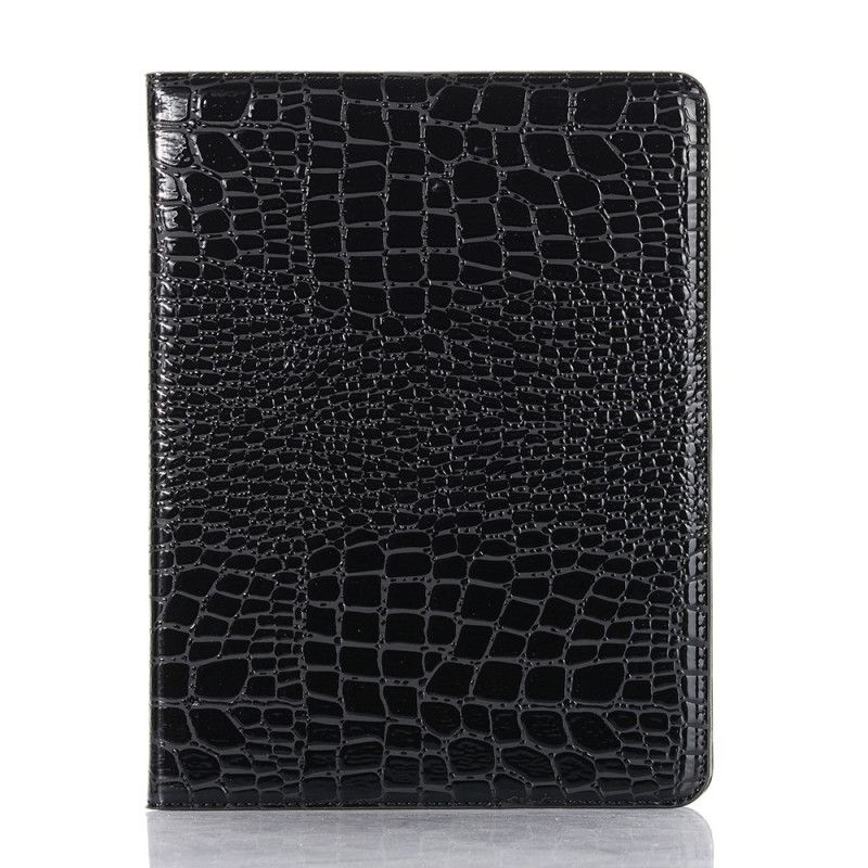 Lederhüllen iPad Pro 12.9" (2018) (2020) Schwarz Krokodilleder