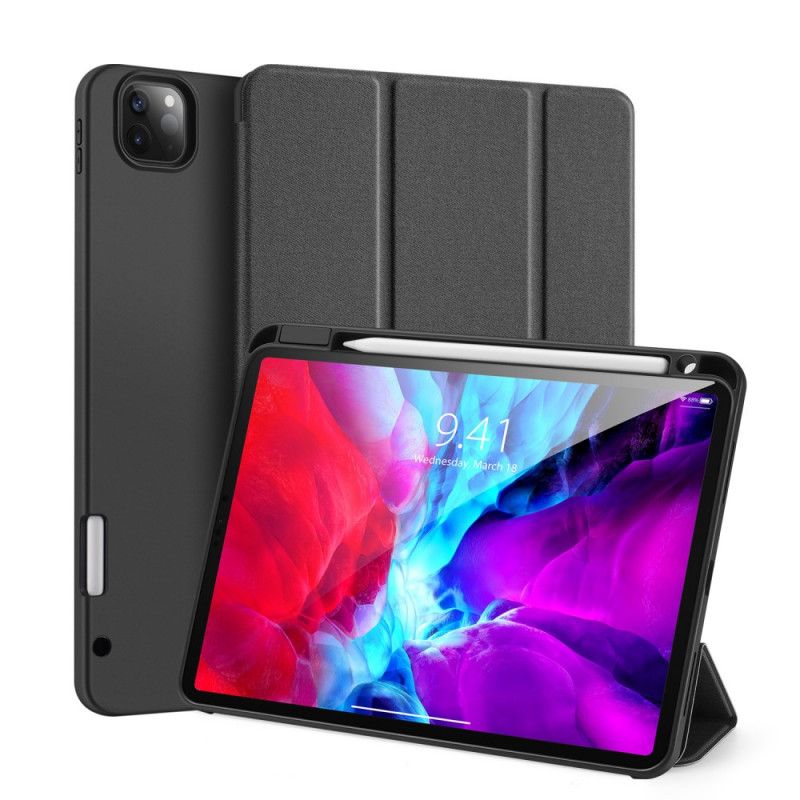 Smart Case iPad Pro 12.9" (2018) (2020) Dunkelblau Dux Ducis Kunstleder