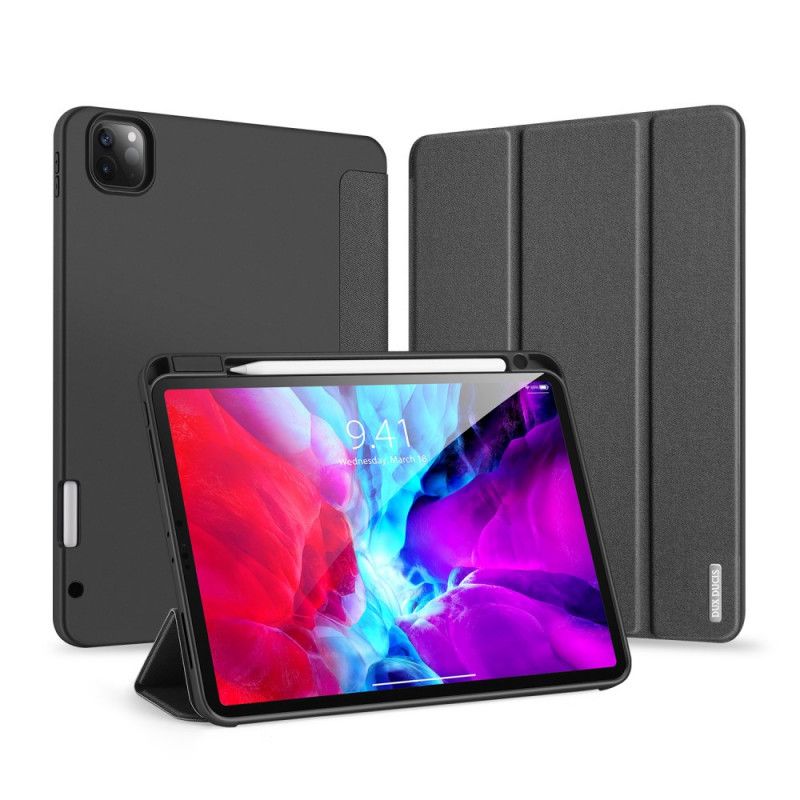 Smart Case iPad Pro 12.9" (2018) (2020) Dunkelblau Dux Ducis Kunstleder