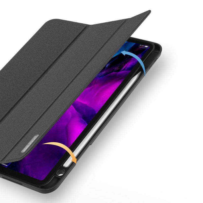 Smart Case iPad Pro 12.9" (2018) (2020) Dunkelblau Dux Ducis Kunstleder