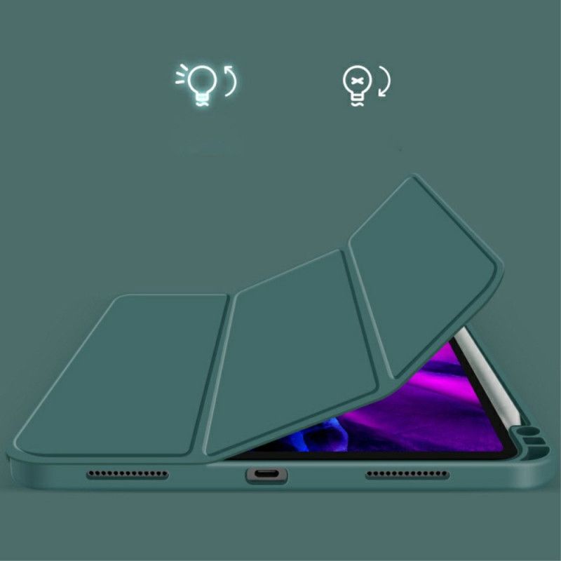 Smart Case iPad Pro 12.9" (2018) (2020) Schwarz Drei Fensterläden 2. Generation